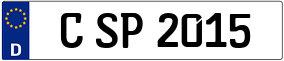 Truck License Plate